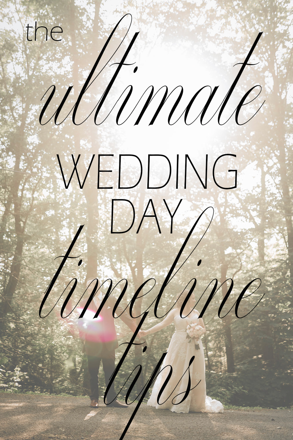 wedding day timeline tips